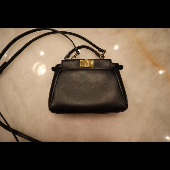 Fendi Micro Peekaboo in Black - Picture 2 of 13